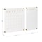 Martha Stewart Grayson Acrylic Wall Calendar & Notes Board Set W/ Marker & Mntng Hrdwr, Clear W/ Gold Print BR-ACS-284545-GD-2-CLRGLD-MS - alternate 10